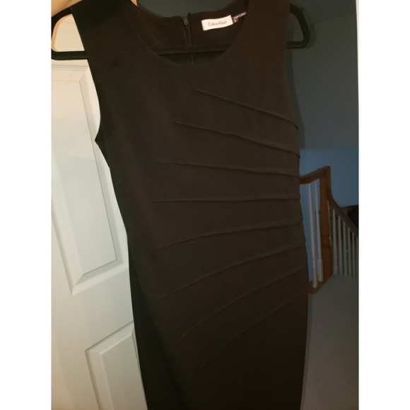 Calvin Klein Sunburst Sheath Dress - Picture 5 of 7